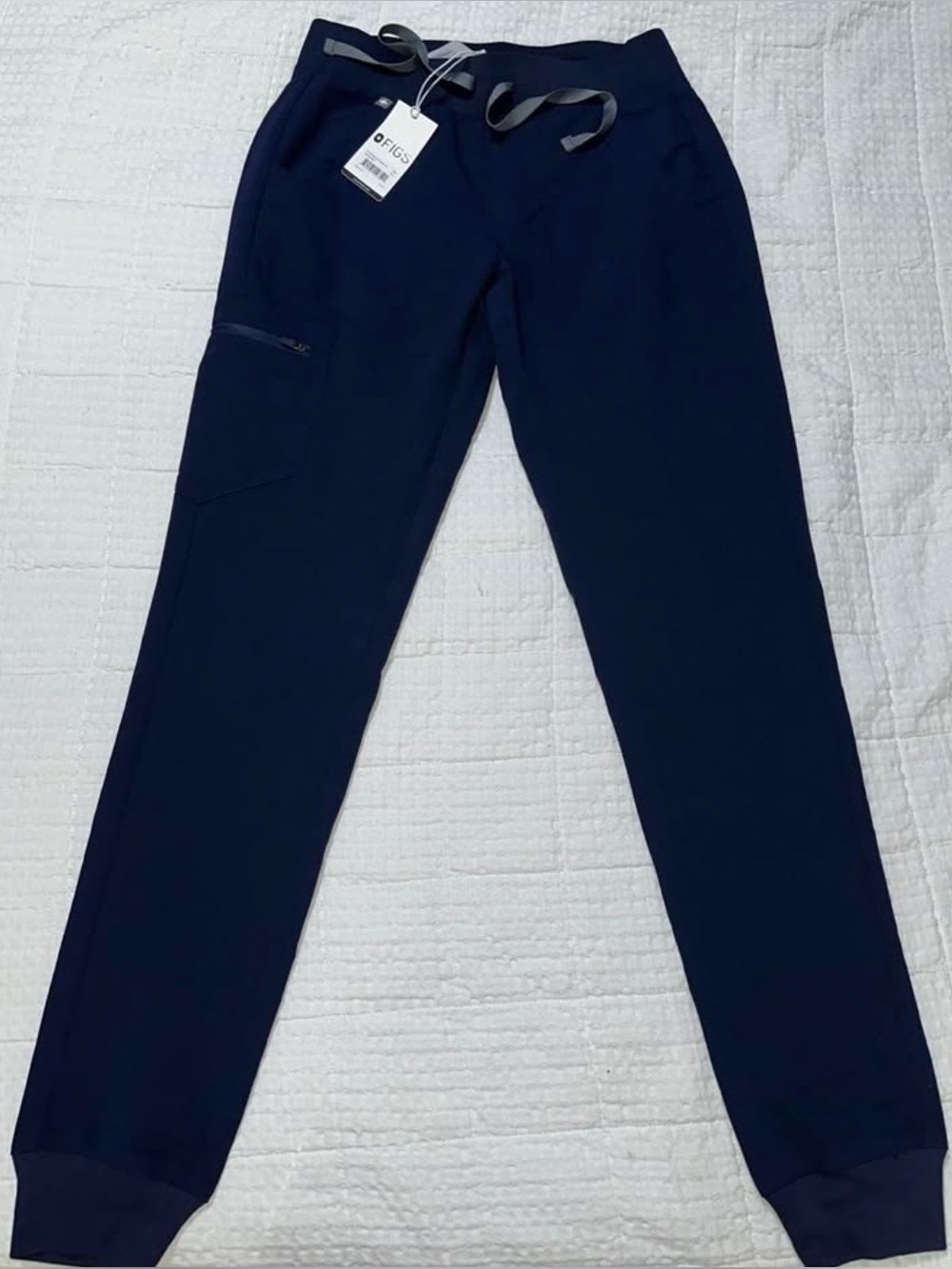Figs Zamora Jogger Scrub Pant with Drawstring - Women’s Navy Blue